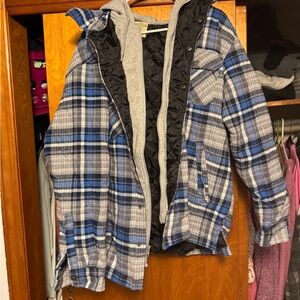 Brand red head new insulated flannel zip up